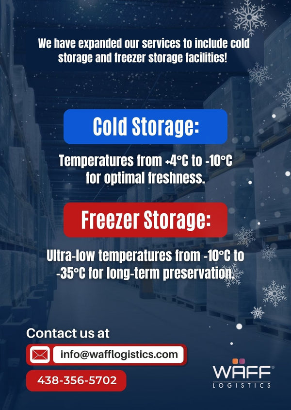 COLD & FROZEN WAREHOUSE STORAGE in Montreal